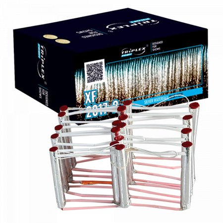 Wodospad Silver/Blue Waterfall 1,7m/18szt XF2017-2 F2 8/1