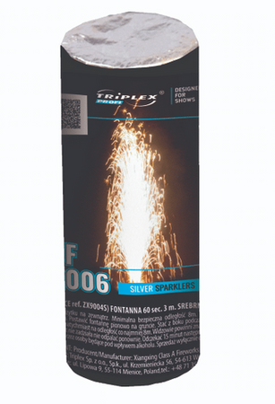 Fontanna Silver Sparkles 60sek. 3m XF2006 F2 50/2