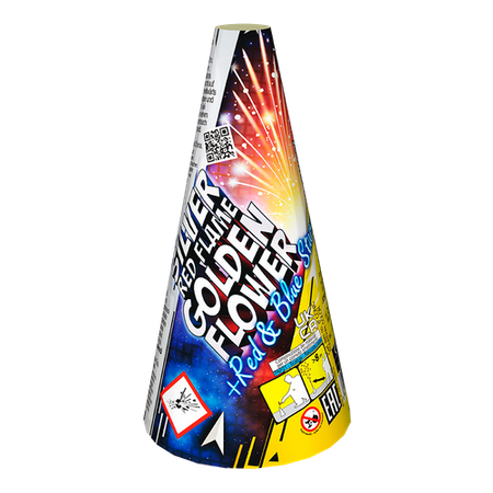 Silver Red Flame Golden Flower JF92  F2  40/1