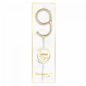 Cold Sparklers Number "9" gold TXF809 F1 12/20