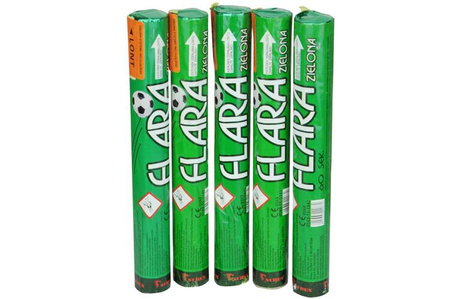 Flara meczowa zielona 60s ZX8017 T1 20/5