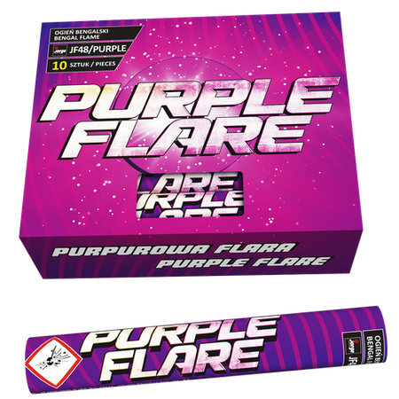Flare paars JF48 F2 10/10