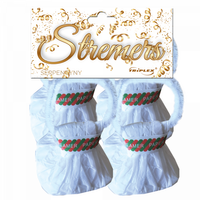 Gegooide streamers Wit TXK162-6 50/4