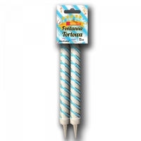 Fontanna Tortowa 12cm niebieska 2szt  F1  12/30/2