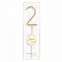 Cold Sparklers Number "2" gold TXF802 F1 12/20