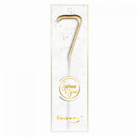 Wunderkerzen Nummer „7“ Gold TXF807 F1 12/20