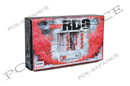 RDG25C Turbo Rote Rauchgranate 25 Sek. bilateral