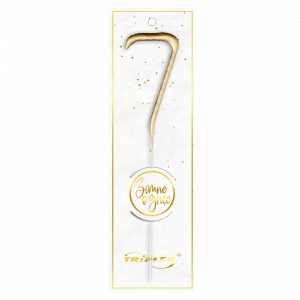 Wunderkerzen Nummer „7“ Gold TXF807 F1 12/20