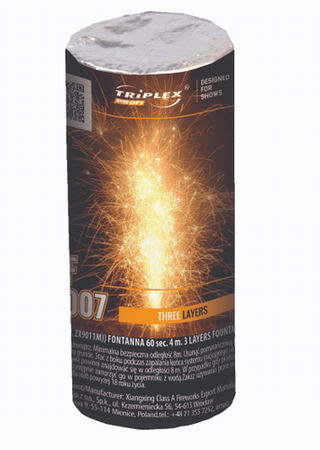 Fontanna Blue Silver Gold Three Layers 60sek. 4m F2 32/2