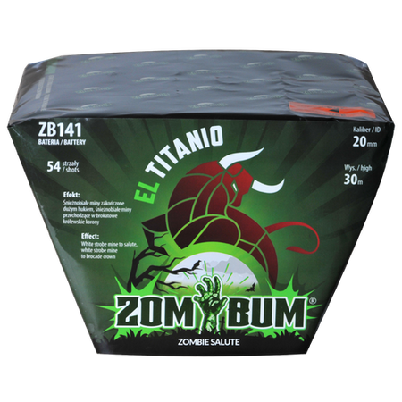Zom Bum El Titanio V 54s Z-vorm F2 4/1