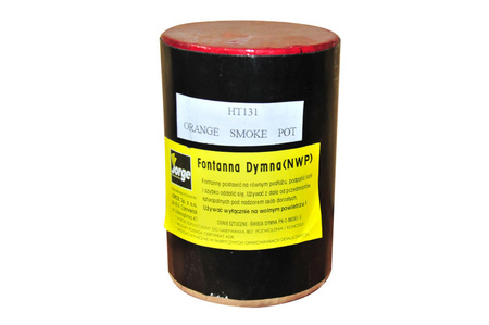 Smoke fountain orange smoke pot 24/1