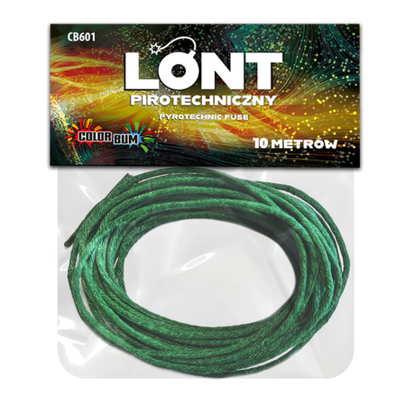 Lont pirotechniczny 10m 2mm CB601 P1 50/1