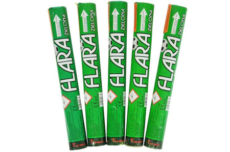 Flara meczowa zielona 60s ZX8017 T1 20/5