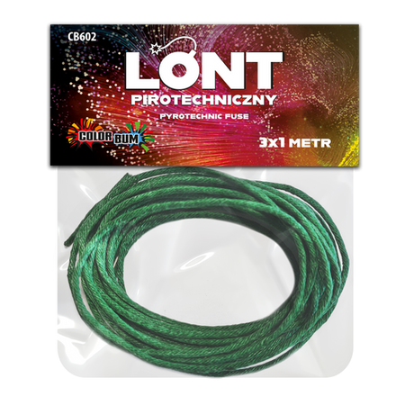 Lont pirotechniczny 3x1m 2mm CB602 P1 100/1