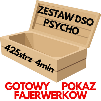 Pokaz "PSYCHO" Zestaw do samodzielnego odpalania DSO 425 strz 4 min