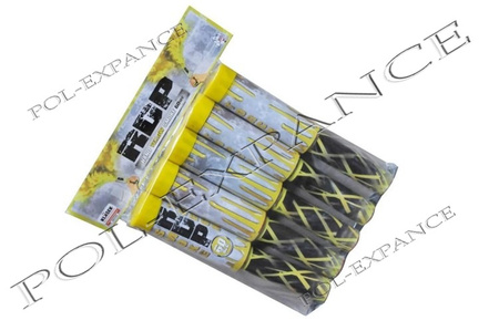 RDP60ZL Pochodnia dymna źółta yellow 60 sek T1 20/5