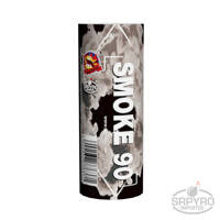 CLE7037W Smoke 90 rookkaars, groot, wit, 20/5