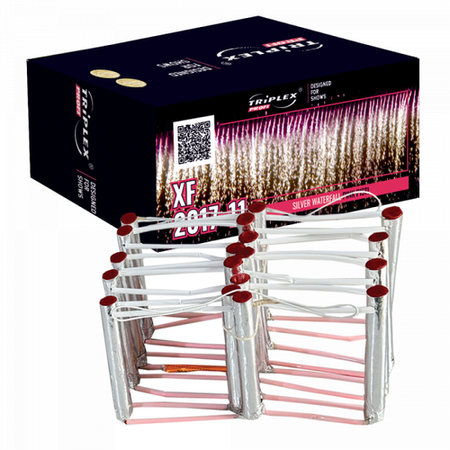 Wodospad Silver/Pink Waterfall 18szt/1,7m XF2017-11 F2 8/1