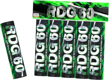 Smoke candle for scratch green RDG60ZE(SH) T1 20/5