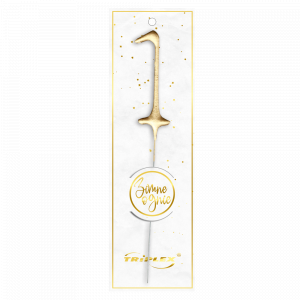 Cold Sparklers Number "1" gold TXF801 F1 12/20