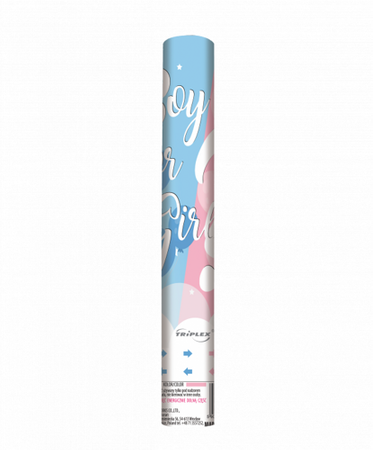 Konfetti 30 cm Babyparty Rosa TXK129G 30/1