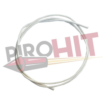 LONT OZDOBNY SZARY 2,5mm WOLNOPALNY 80SEC/M FU21 P1