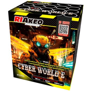 WYRZUTNIA RIAKEO CYBER WORLD E HF2392S - 20 strzałów, kaliber 30mm
