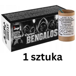 1 sztuka JF70 Ognie Wrocławskie Bengalos Białe